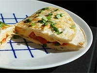 Омлет с лавашом