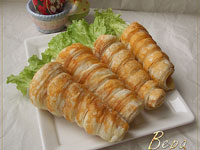 Слоёные «морковки»