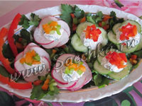 Закуска "Овощной букет"